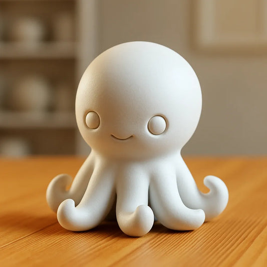 3D Printed Octopus - Intricate and Customizable Art Piece